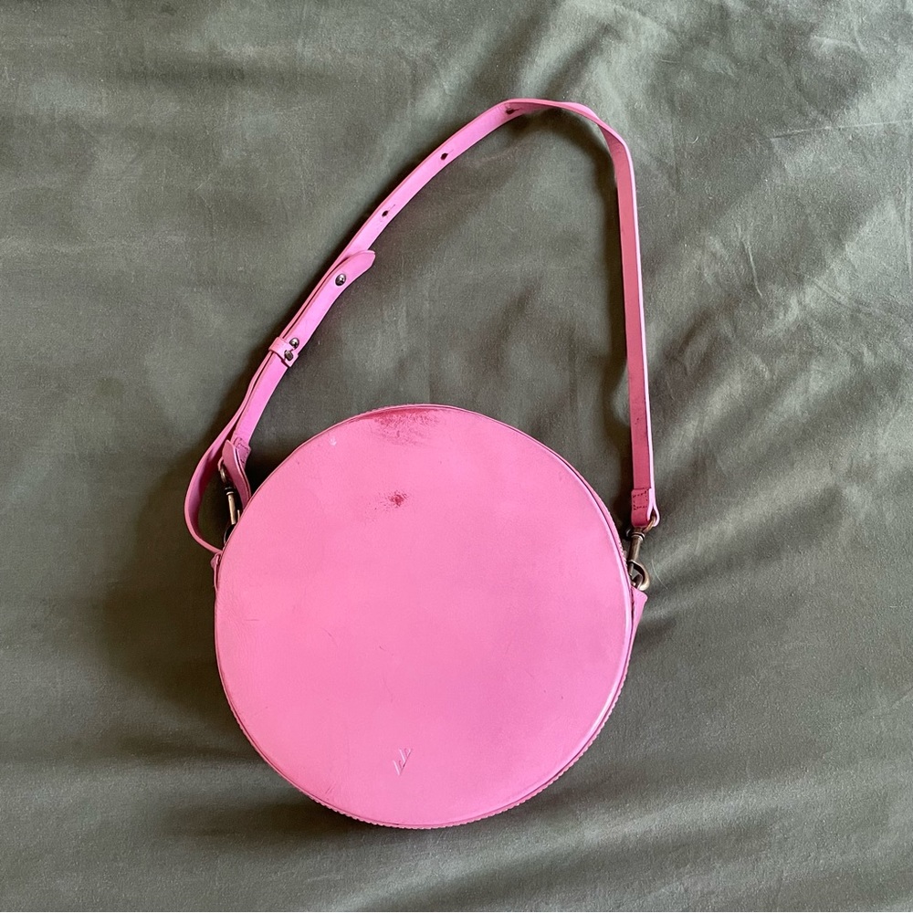 Pink VereVerto Leather Circle Bag
